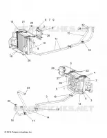 ENGINE, WATER COOLING SYSTEM