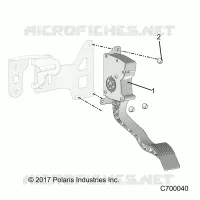 ENGINE, THROTTLE PEDAL