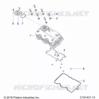 ENGINE, VALVE COVER