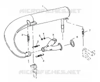 EXHAUST SYSTEM 500 0972764,  EUROPEAN 500 E972764,  500 SKS 0972564, EUROPE (4938393839C010)