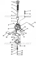 CARBURETOR XLT E940767,  XLT SP E940667    XLT SKS E940567 (49274227420036)