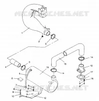 EXHAUST SYSTEM SL 650 / B934058 (4924732473014A)