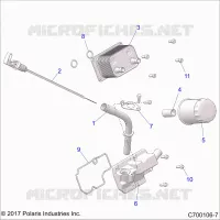ENGINE, DIPSTICK & OIL FILTER