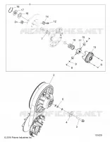 DRIVE TRAIN, SECONDARY CLUTCH