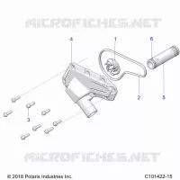 ENGINE, WATERPUMP IMPELLER AND COVER