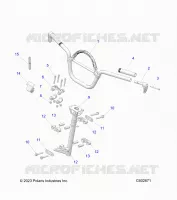 STEERING, HANDLEBAR MOUNTING