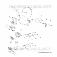 STEERING, HANDLEBAR MOUNTING