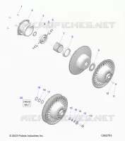 DRIVE TRAIN, CLUTCH, SECONDARY