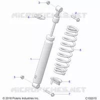 SUSPENSION, REAR SHOCK