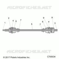 DRIVE TRAIN, FRONT HALF SHAFT