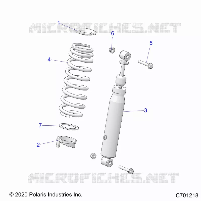 SUSPENSION, FRONT SHOCK MOUNTING