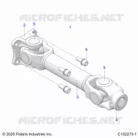 DRIVE TRAIN, PROP REAR SHAFT