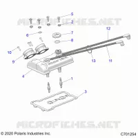 ENGINE, THROTTLE BODY AND VALVE COVER