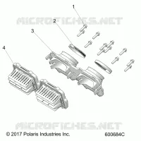 ENGINE, REED VALVE AND THROTTLE  BODY ADAPTOR