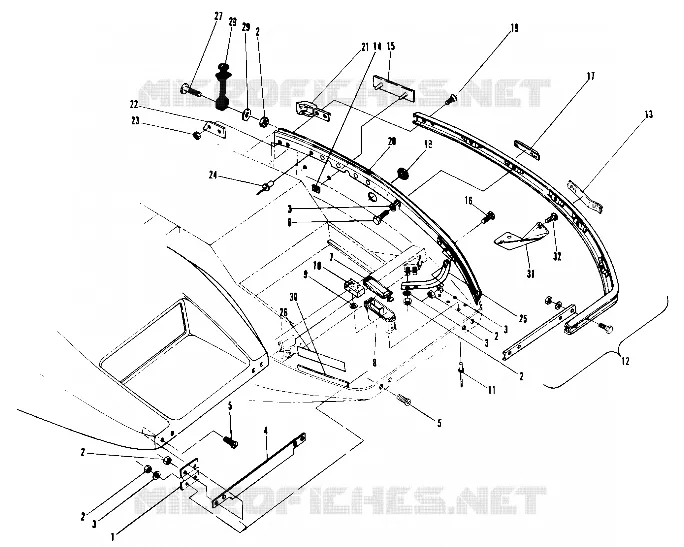 BUMPER   HINGE (4910951095004A)