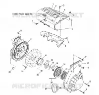 BLOWER HOUSING    RECOIL STARTER