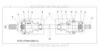 DRIVE TRAIN, FRONT HALF SHAFT