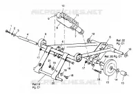 FRONT TORQUE ARM (SKS) 500 SKS 0972564, EUROPEAN 500 SKS E972564 (4938393839C005)