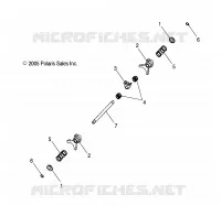 DRIVE TRAIN, MAIN GEARCASE SHIFT FORKS
