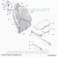 SEAT ASM. REAR, STANDARD