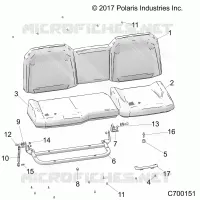 SEAT ASM. REAR