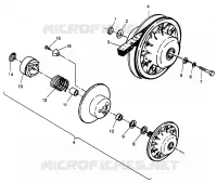 DRIVEN CLUTCH SPORTSMAN 500 W969244 (4936093609C003)