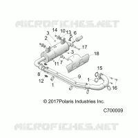 ENGINE, EXHAUST SYSTEM