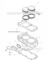 CYLINDER AND PISTON