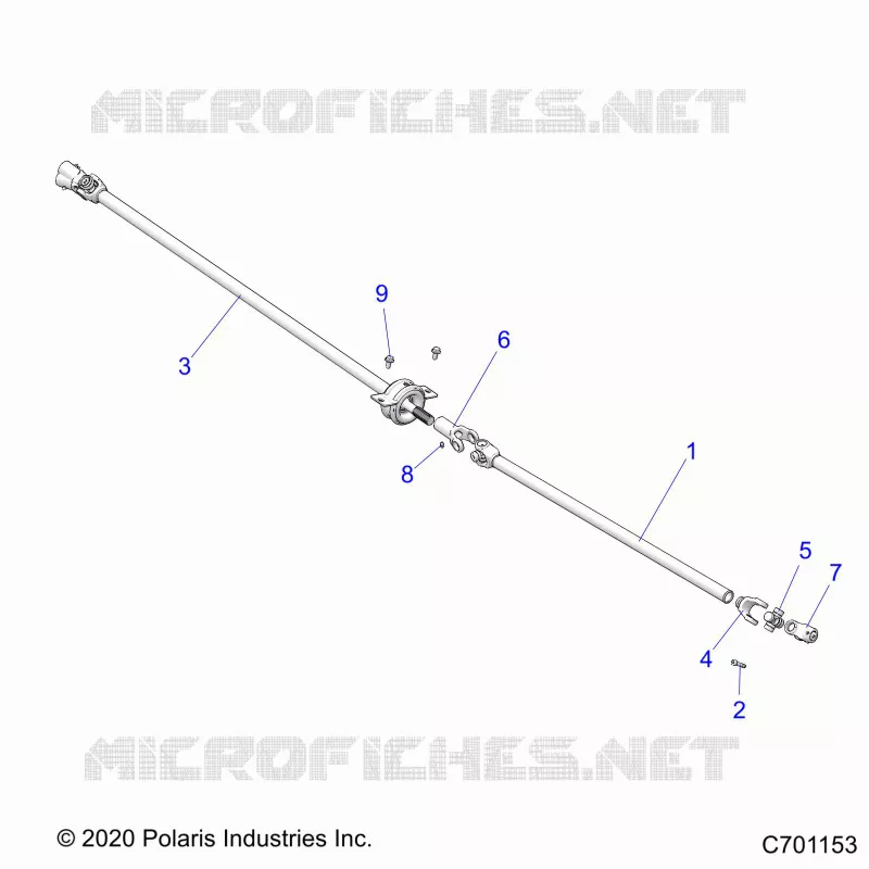 DRIVE TRAIN, PROP SHAFT