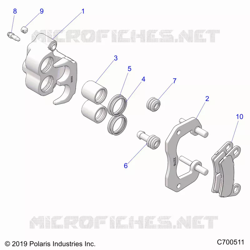 BRAKES, REAR CALIPER