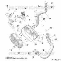 DRIVE TRAIN, CLUTCH COVER AND DUCTING