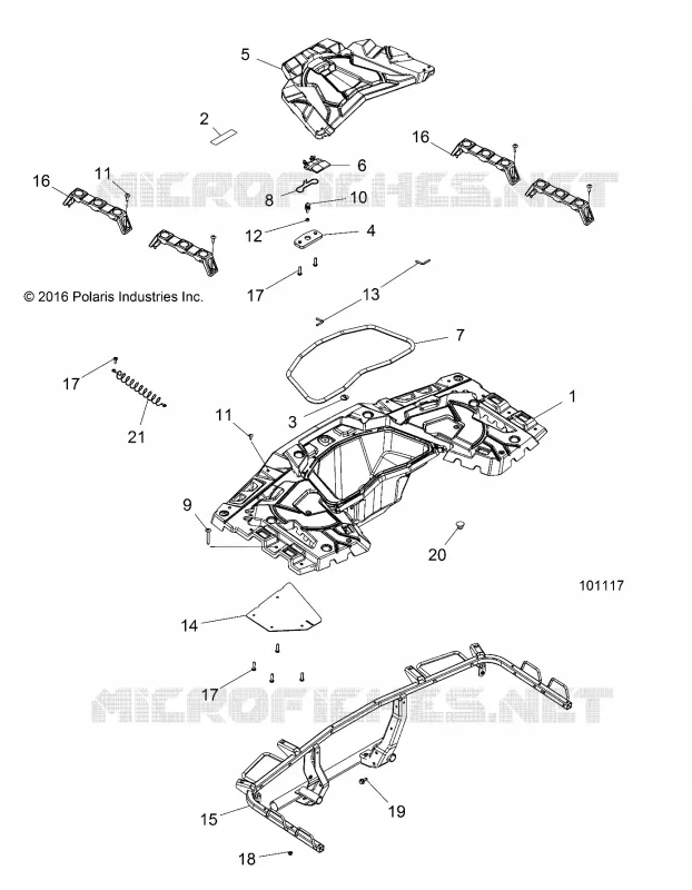 REAR BODYWORK RACK
