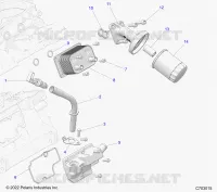 ENGINE, DIPSTICK & OIL FILTER