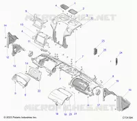 DASHBOARD, UPPER AND A-PILLERS