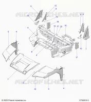 HOOD, LINER, FRONT FENDERS, A PILLARS