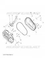 DRIVE TRAIN, CLUTCH COVER AND DUCTING