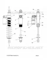 SUSPENSION, REAR SHOCK TRACK