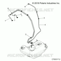 BODY, FUEL LINES, STD.