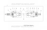 DRIVE TRAIN, FRONT HALF SHAFT