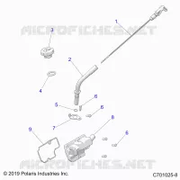 ENGINE, OIL DIPSTICK AND BREATHER