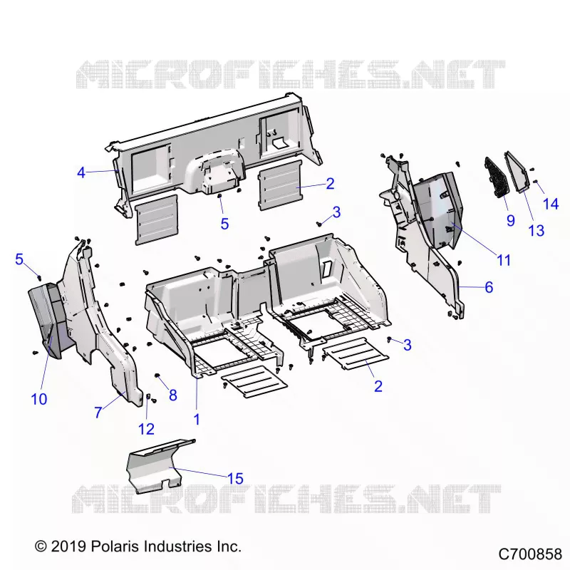 REAR BODYWORK CLOSEOFF AND FENDERS