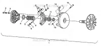 DRIVE CLUTCH ASSEMBLY 6X6 350L W938739 (4924062406031A)
