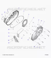 DRIVE TRAIN, CLUTCH COVER, INNER/OUTER