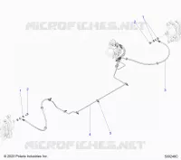 FRONT BRAKE BRAKE LINE