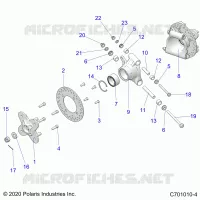 SUSPENSION, REAR CARRIER