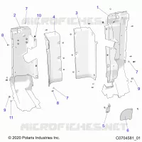 REAR BODYWORK CLOSEOFF, SIDE PANELS