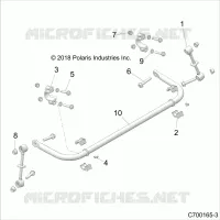 SUSPENSION, REAR STABILIZER BAR
