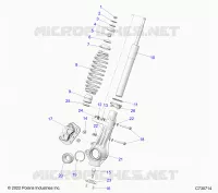 SUSPENSION, FRONT STRUT 
