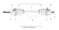 DRIVE TRAIN, REAR DRIVE SHAFT