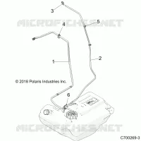 BODY, FUEL LINES, STD.